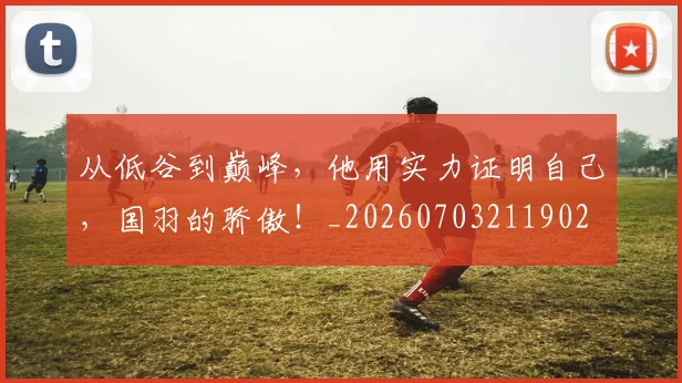 从低谷到巅峰,他用实力证明自己,国羽的骄傲!_20260703211902